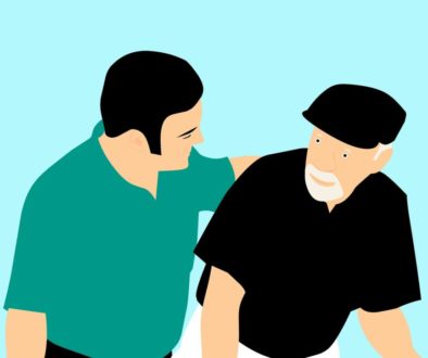 Long Term Care policies picture of a male nurse helping an elder man